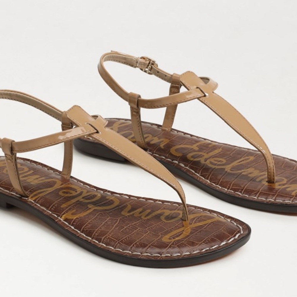 Sam Edelman Gigi Almond patent leather Sandals